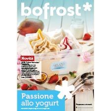 copertina volantino folder Passione allo yogurt