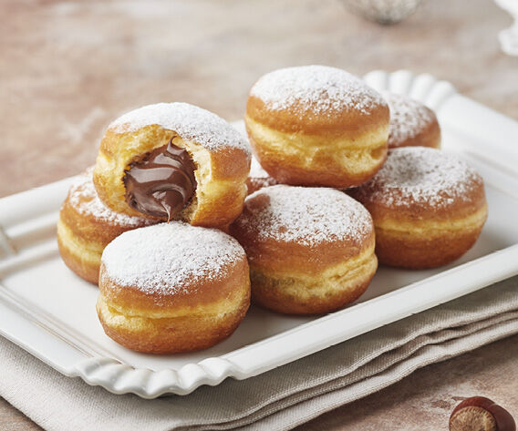 DOLCI MINI KRAPFEN Nocciole e Cacao