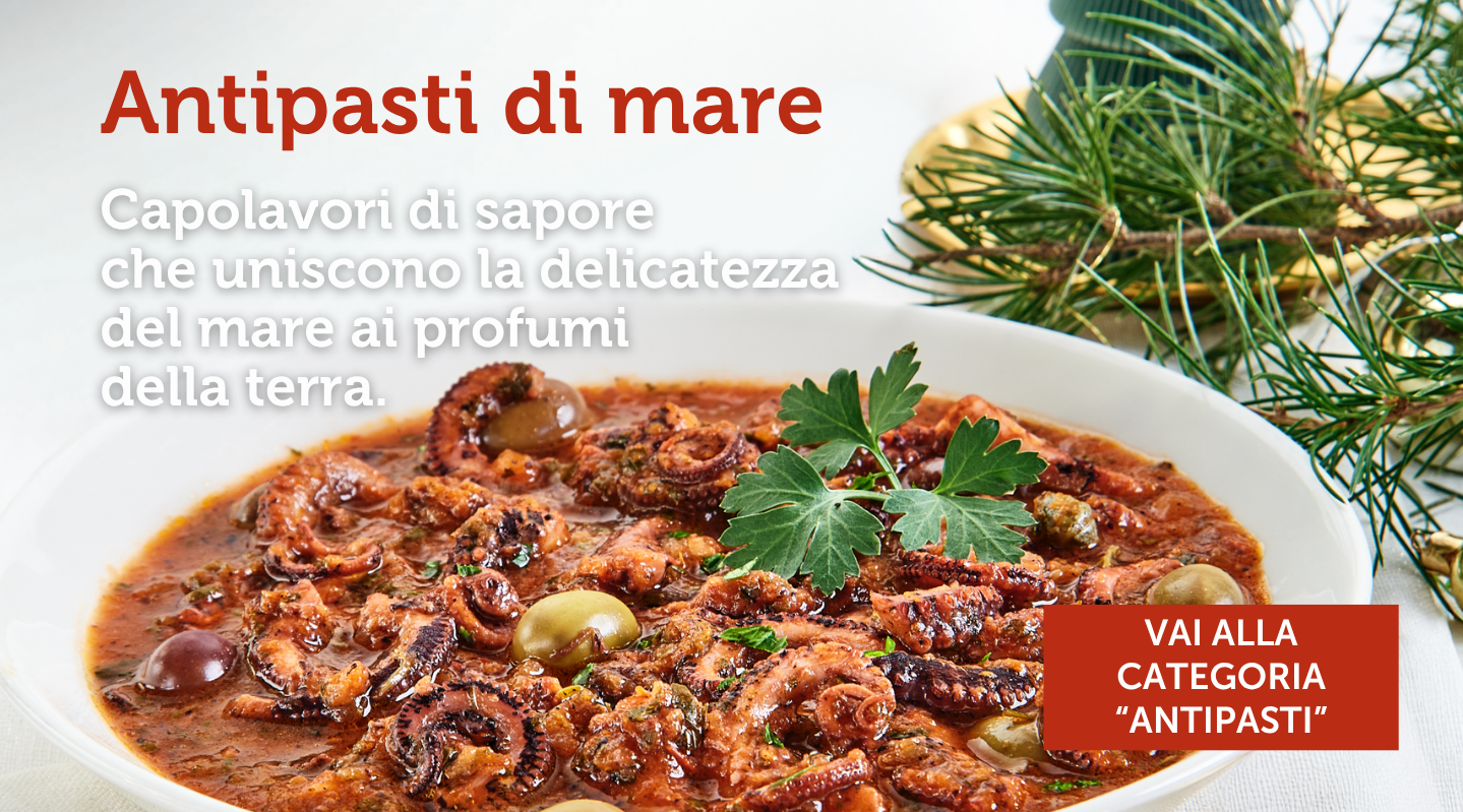 17513 Riccioli di Polpo con Olive e Capperi