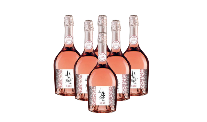 Vini in offerta - Offerta 6 bottiglie&nbsp;Ros&egrave; Vino Spumante Extra Dry