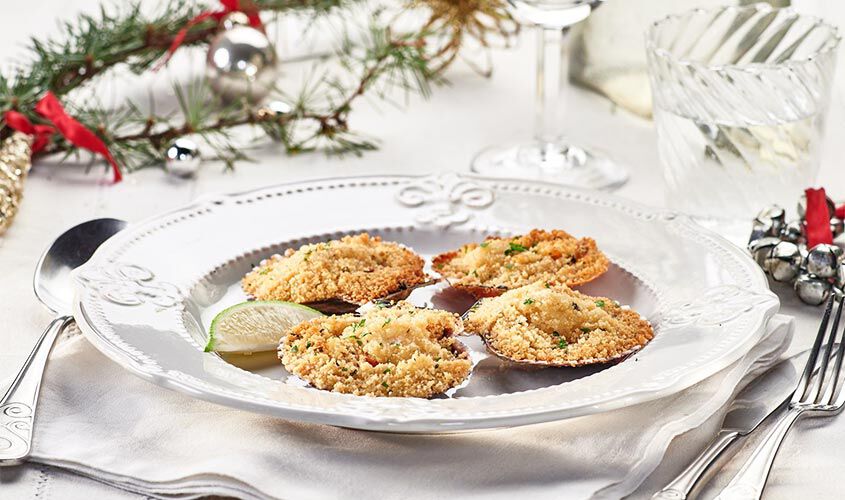 Specialit&agrave; di pesce - Cappesante Gratin