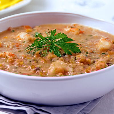 Specialità di pesce su prenotazione - Gran Sugo con Astice, Scampi e Gamberi