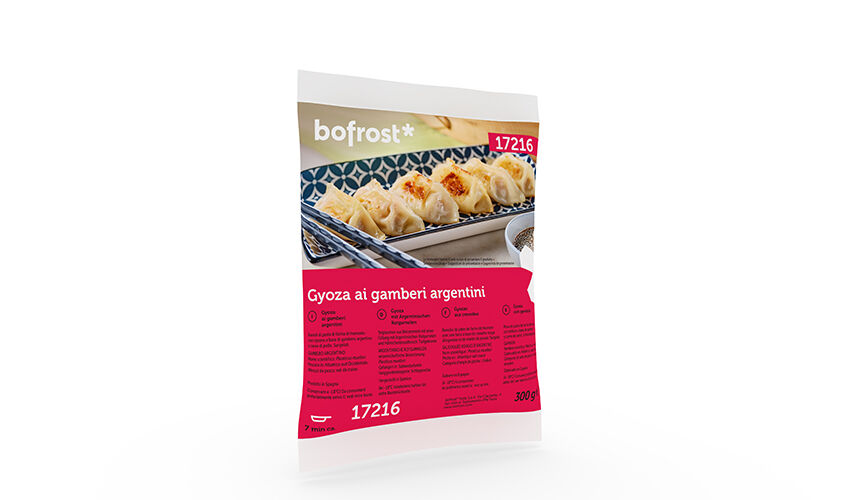 Cibi dal mondo - Gyoza con Gamberi Argentini e Pollo