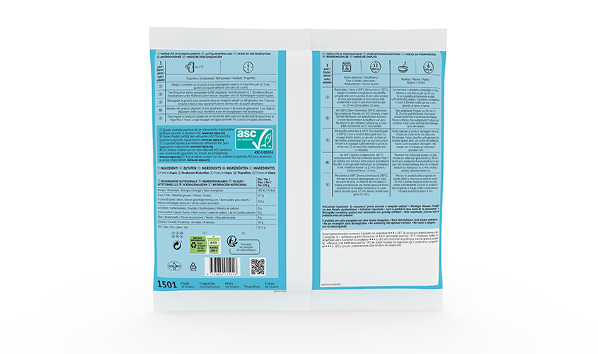 Pesce e crostacei al naturale - Filetti di Tilapia