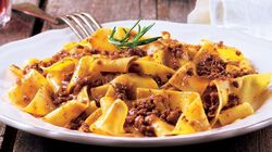 Piatti veloci pronti in un attimo - Pappardelle al Rag&ugrave; di Cervo