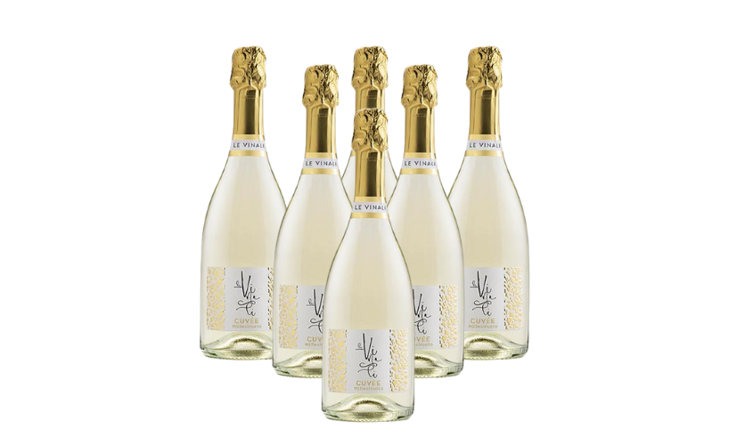 Vini in offerta - Offerta 6 bottiglie Cuve&eacute; Vino Spumante Extry Dry Millesimato