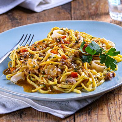 Piatti veloci pronti in un attimo - Taglierini alla Marinara