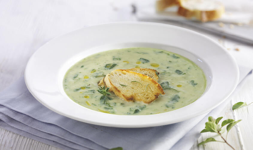 Minestroni zuppe e vellutate  - Vellutata di Fave ed Erbette