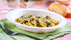 Ristopiatti: i primi piatti gourmet - "I Ristopiatti" Tonnarelli Pesto di Zucchine e Salsiccia
