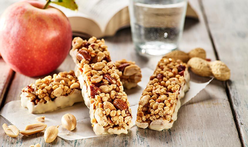 Biscotti e cioccolatini - Barrette Proteiche Arachidi e Caramello Salato