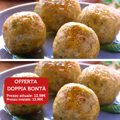 Gnocchi e paste ripiene - Offerta Doppia Bontà - Canederli ai Formaggi