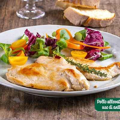 Carne al naturale - Fettine di petto di pollo