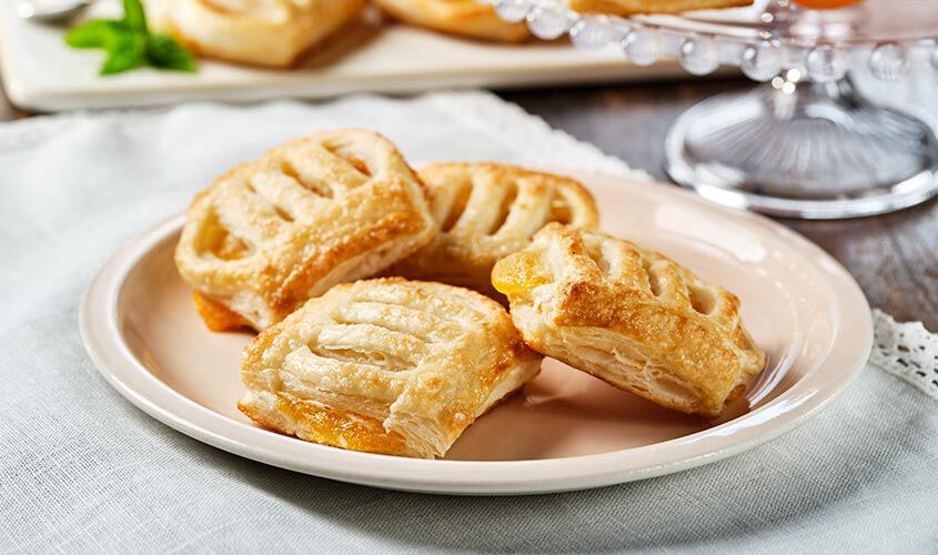 Croissant e prima colazione - Sfogliatine all'Albicocca