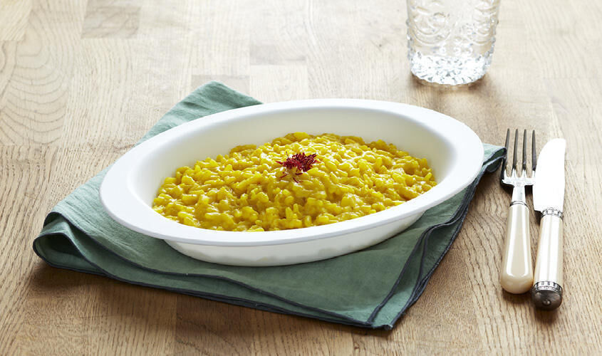 Ristopiatti: i primi piatti gourmet - I Ristopiatti 'RISOTTO ALLO ZAFFERANO'