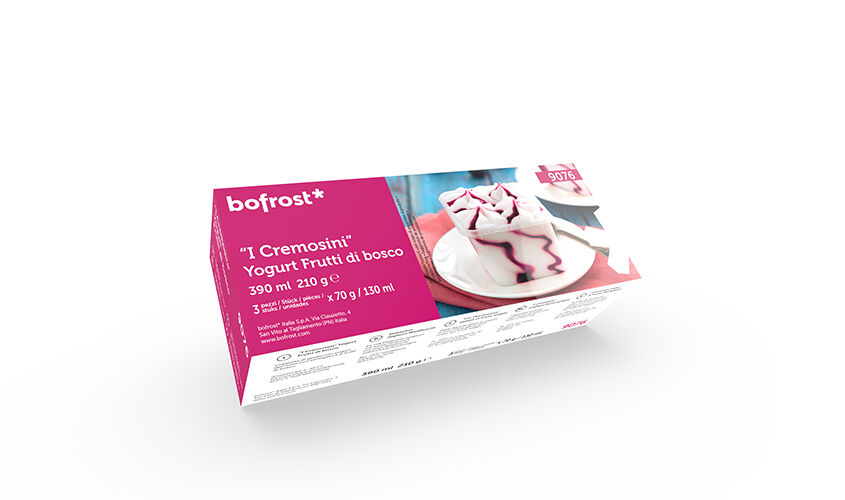 Promozione Mini Formati Gelato - I Cremosini Yogurt Frutti di Bosco