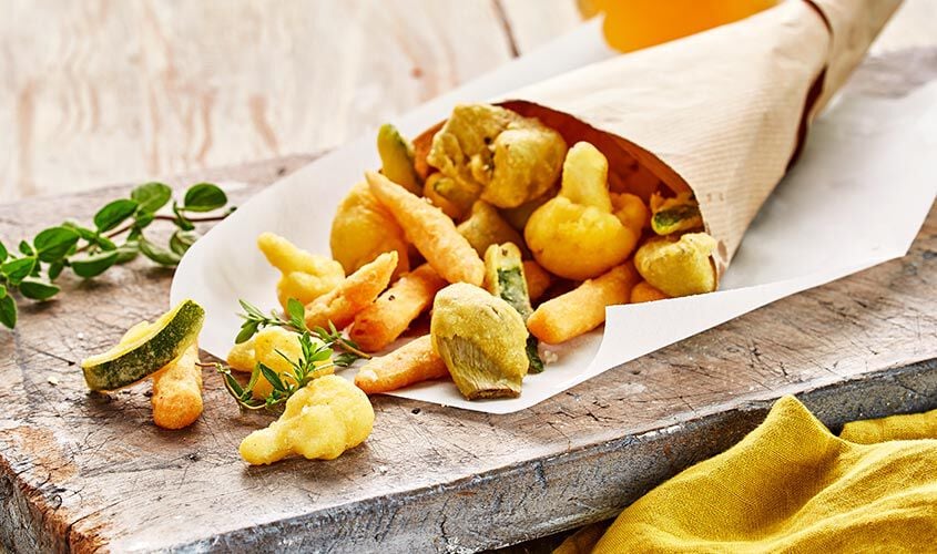 Verdure grigliate e specialit&agrave; - DELIZIE DELL'ORTO PASTELLATE