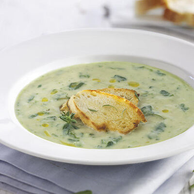 Minestroni zuppe e vellutate  - Vellutata di Fave ed Erbette