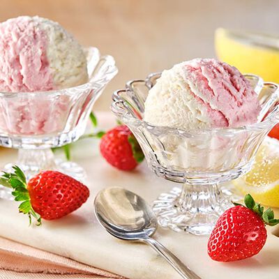 Vaschette - Sorbetto Limone e Fragola