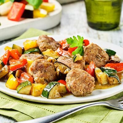 MyLife Bilanciati - Burgerini di Bovino con Verdure Grigliate