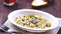 Ristopiatti: i primi piatti gourmet - "I Ristopiatti" Gramigna Panna e Salsiccia