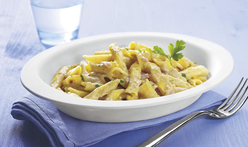 Ristopiatti: i primi piatti gourmet - Garganelli al Salmone Ristopiatti