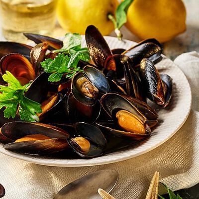 Specialità di pesce - Cozze Intere con Guscio