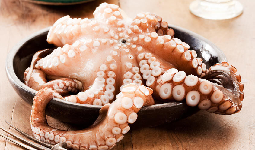 Pesce e crostacei al naturale - POLPO FIORE