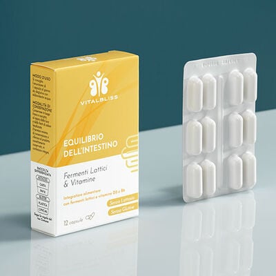 Equilibrio dell'intestino e Digestione - Sc. 20% Fermenti Lattici & Vitamine Bclub