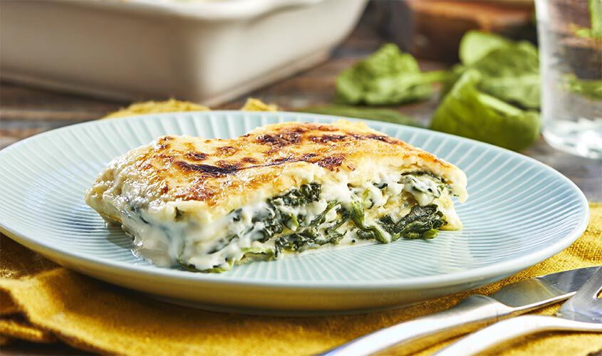 Primi piatti da forno - Sc. 50% Lasagna Crescenza e Spinaci