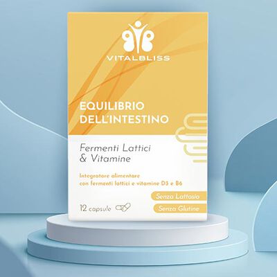 Equilibrio dell'intestino e Digestione - Fermenti Lattici & Vitamine