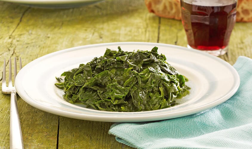 Verdure al naturale - 'Sfoglielle' di spinaci