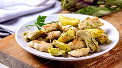 Spadellate - Tagliata di Pollo con Carciofi e Patate