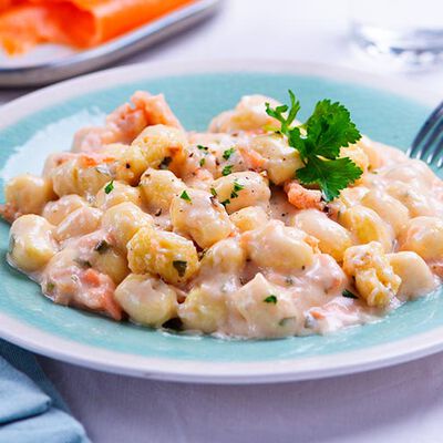 Gnocchi e paste ripiene - Chicche al Salmone