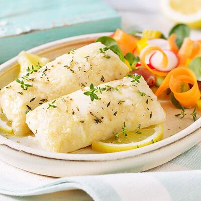 Pesce e crostacei al naturale - Fiori di filetto di Merluzzo