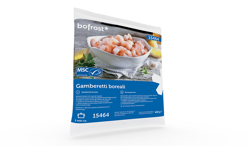 Pesce e crostacei al naturale - Gamberetti boreali