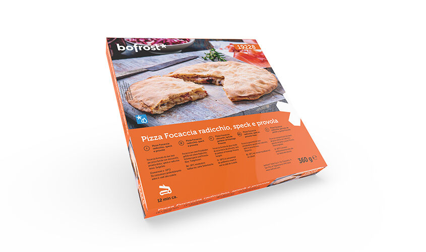 bofrost*Club - Sc. 20% Pizza Focaccia Radicchio, Speck e Provola bClub