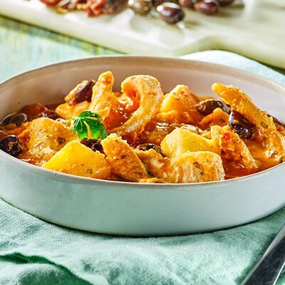 Specialità di pesce - Baccalà alla Livornese