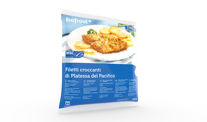 Pesce Panato - Filetti croccanti di Platessa del Pacifico