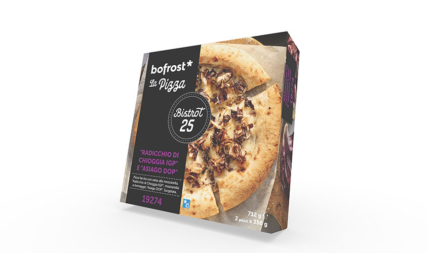 Pizze - Pizza "Bistrot 25" "Radicchio di Chioggia IGP" e "Asiago DOP"