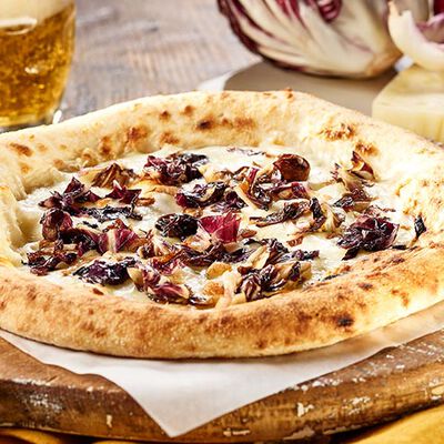 Pizze - Pizza "Bistrot 25"Radicchio di Chioggia IGPe "Asiago DOP"