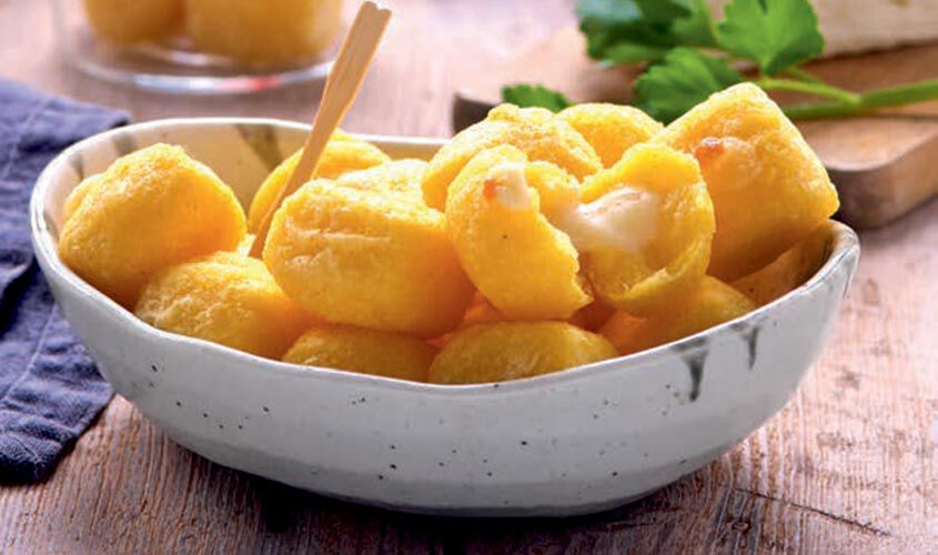 Stuzzichini per aperitivo e finger food - Polentine con Taleggio DOP