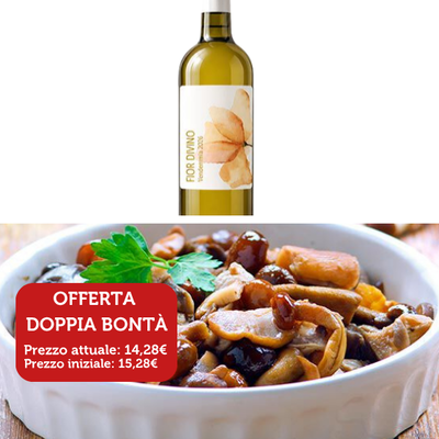 Vini Bianchi - Offerta Fior di Vino Trevenezie IGT e Gran Misto Funghi