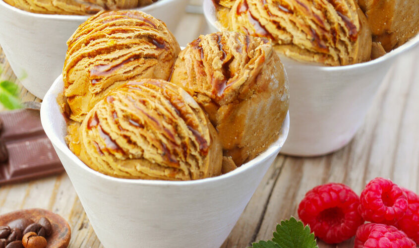 Gelati senza glutine - Coffee & Caramel AmorAvena