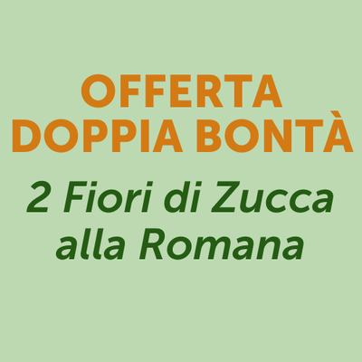 Stuzzichini per aperitivo e finger food - Doppia Bontà - 2 Fiori di Zucca alla Romana