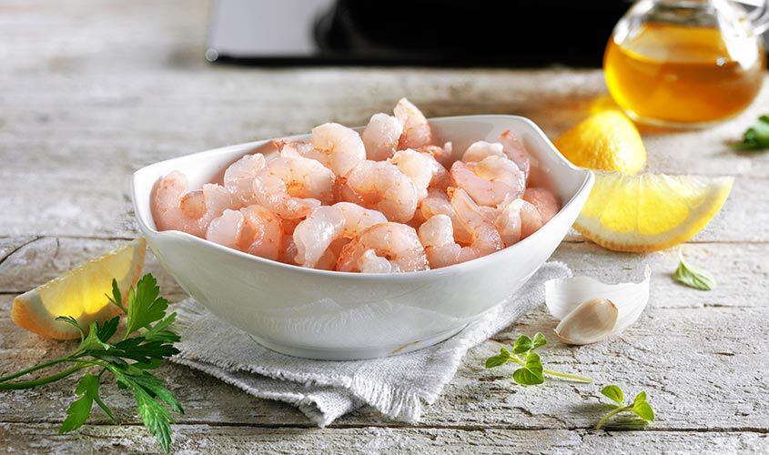 Pesce e crostacei al naturale - Gamberetti boreali