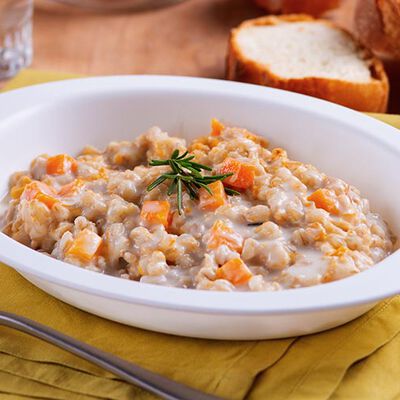 Ristopiatti: i primi piatti gourmet - "I RistopiattiOrzotta Zucca e Mascarpone