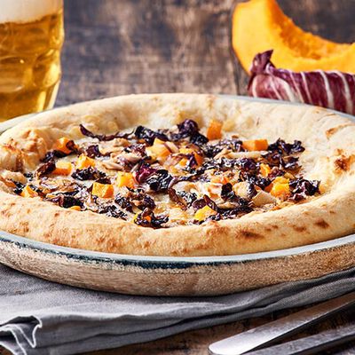 Pizze - Pizza "Bistrot 25Bianca Radicchio Rosso e Zucca