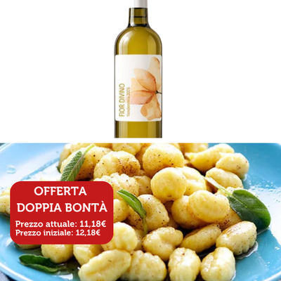 Vini Bianchi - Offerta Fior di Vino Trevenezie IGT e Gnocchi di Patate
