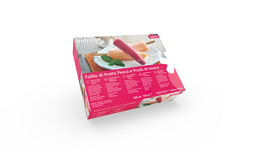 Stecchi e bastoncini - Follie di Frutta Pesca e Frutti di Bosco