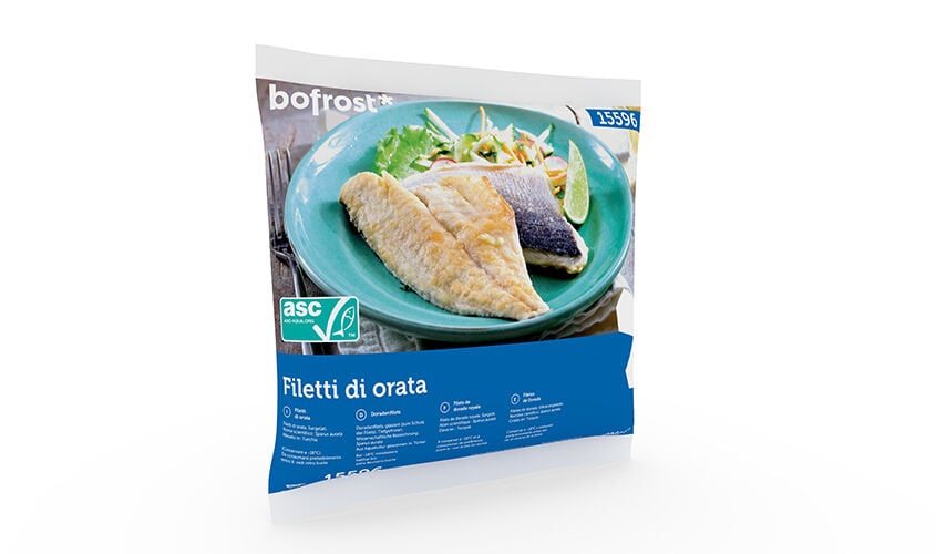 Pesce e crostacei al naturale - Filetti di Orata